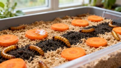 producir biofertilizante tenebrio