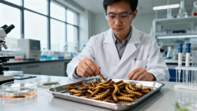 investigación futura tenebrio molitor en salud animal