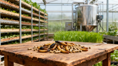 tenebrio molitor como proteína sostenible en pienso animal