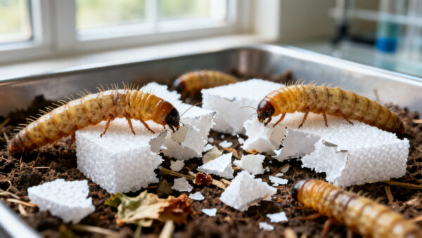 tenebrio molitor poliestireno