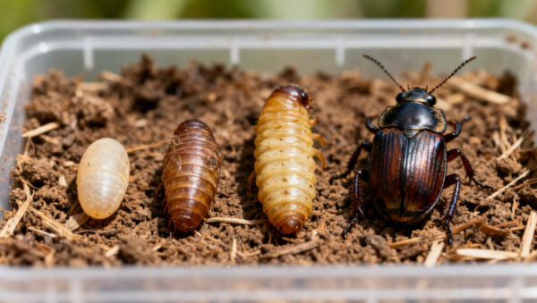 ciclo de vida tenebrio molitor