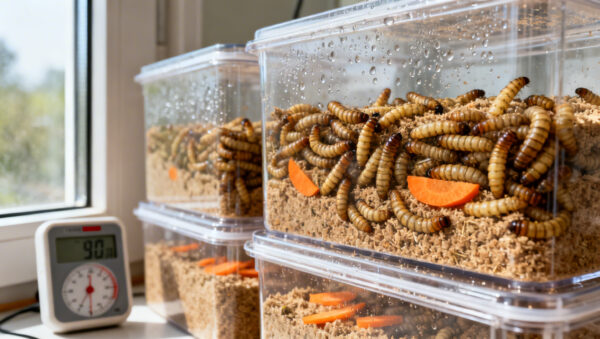 criar tenebrio molitor