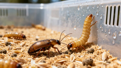 reproducción tenebrio molitor